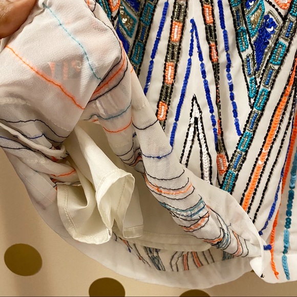 Parker - Beaded Geometric Tunic/Tank Dress - Picture 6 of 8